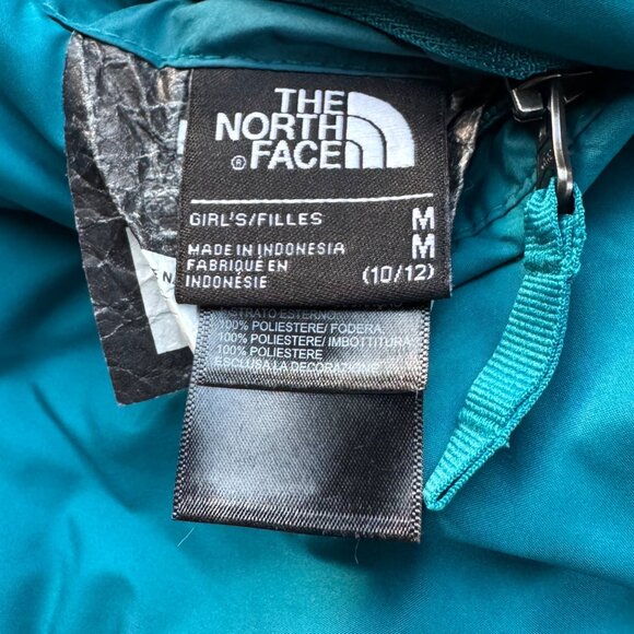THE NORTH FACE MossBud Swirl Reversible Coat Girls M 10-12 Parka Winter Jacket - Picture 13 of 14
